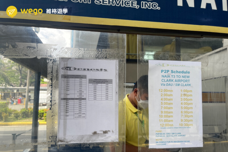 馬尼拉機場到克拉克 Genesis P2P巴士票價與搭乘現場