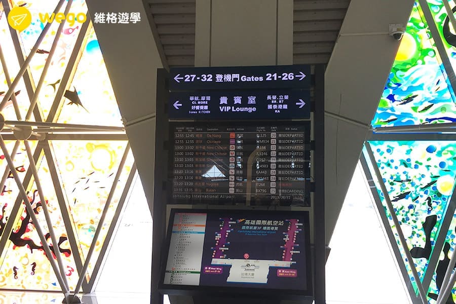 小港機場自動通關與登機門指標
