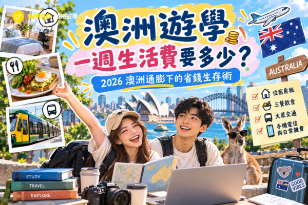 澳洲遊學一週生活費要多少？2026 澳洲通膨下的省錢生存術